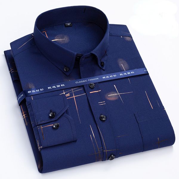 

men's casual shirts quality luxury smooth soft non iron men's long sleeve dress shirt designer fashion male business formal button, White;black