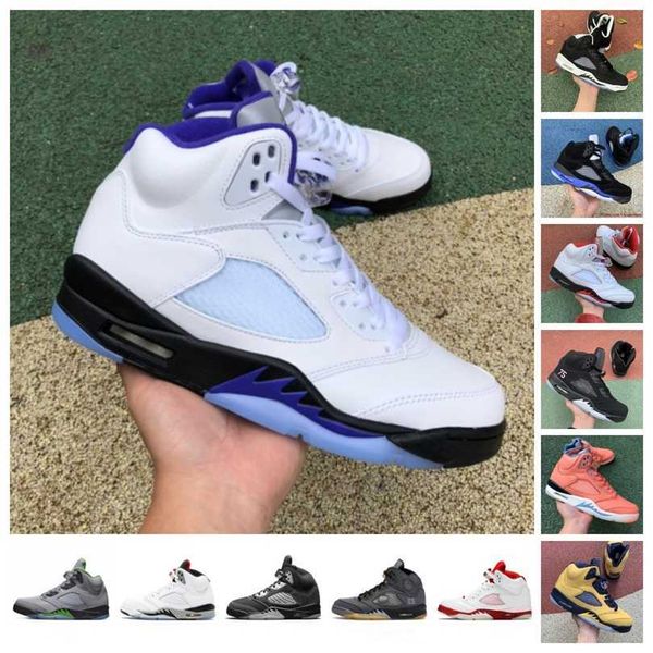 

jumpman racer blue 5 5s basketball shoes mens dark concord sail white stealth black cement metallic alternate grape green bean pinksicle saf