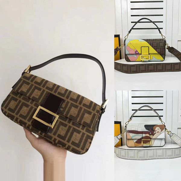 

2023 new shoulder bag classic women's new uette middle ancient flower stick single shoulder cross arm small square baghigh