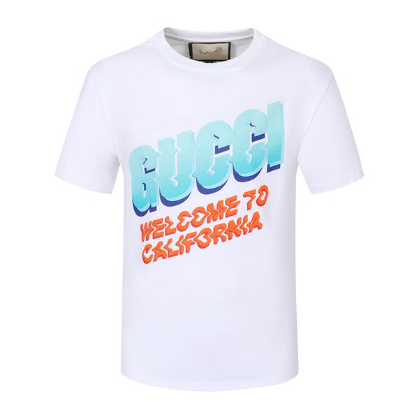 

luxury mens designer t shirt black red letter printed shirts short sleeve fashion brand designer tees pm, White;black