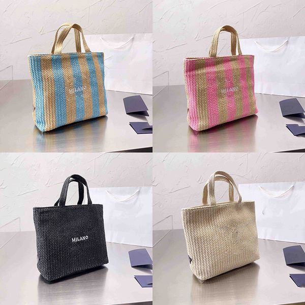 

beach bags leisure shopping the tote bag for women fashion manual weave straw fabrics large capacity vacation beach bags reusable designer s
