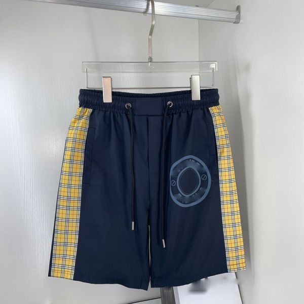 

men designer shorts swim swimsuit shorts outdoor sports cotton letter medium summer quick drying printed fringe board beach plaid stripe car, White;black