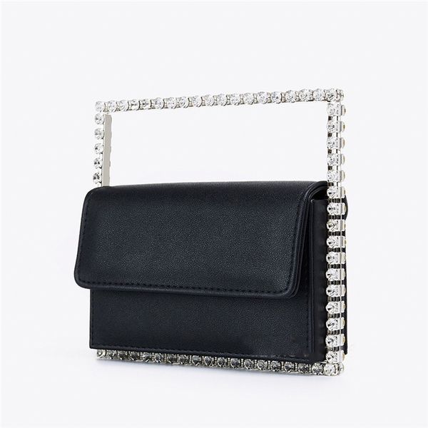 

evening bags square bag women handle dinner clutch purse ladies diamond handbag fashion 230225