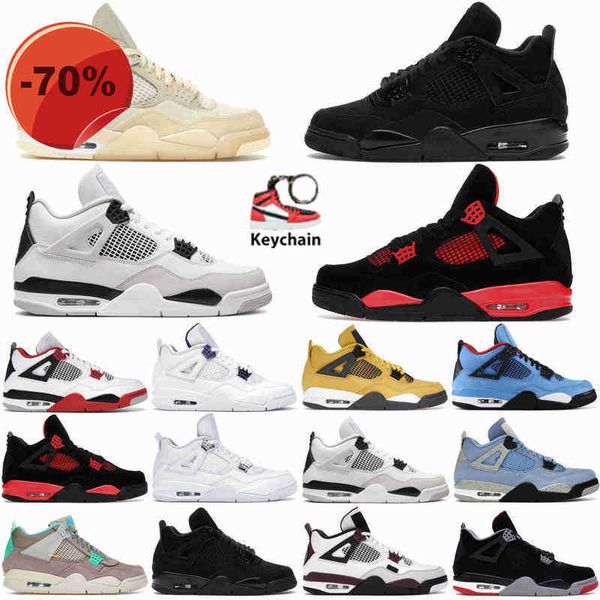 

boots black cat jumpman jordon 4 4s mens basketball shoes university blue court purple shimmer cement cactus jack men women sneakers us 5.5-