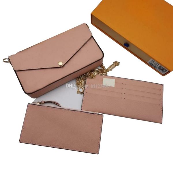 

classic designer bag wallet pochette felicie bag handbags shoulder tote bag clutch messenger shopping purse with box and ship