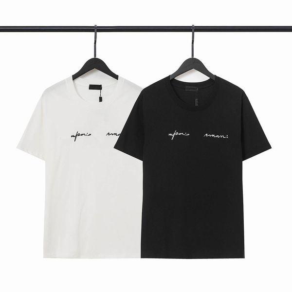 

2023 men's tea polo t-shirt famous designer cotton printed letter street hip-hop casual fashion summer wear, Black;brown