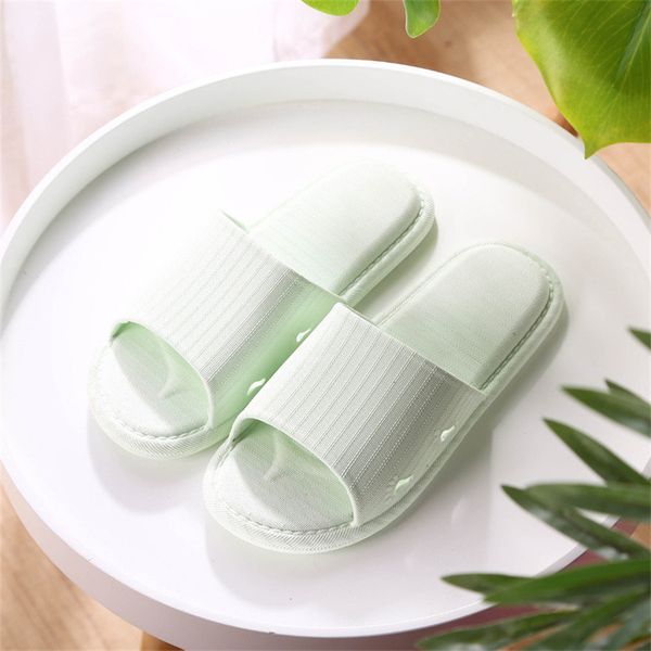 

fashion solid color slippers summer women's flat bottom simple safdd, Black