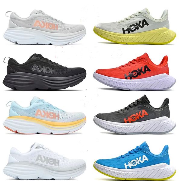 

hoka one bondi 8 carbon x2 running shoes kawana challenger atr 6 training sneakers lifestyle shock absorption highway designer women men cli