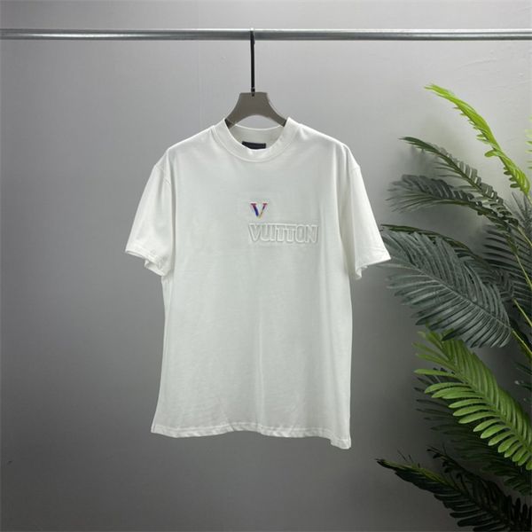 

2 mens design t-shirt spring summer color sleeves tees vacation short sleeve casual letters printing size range #268, White;black