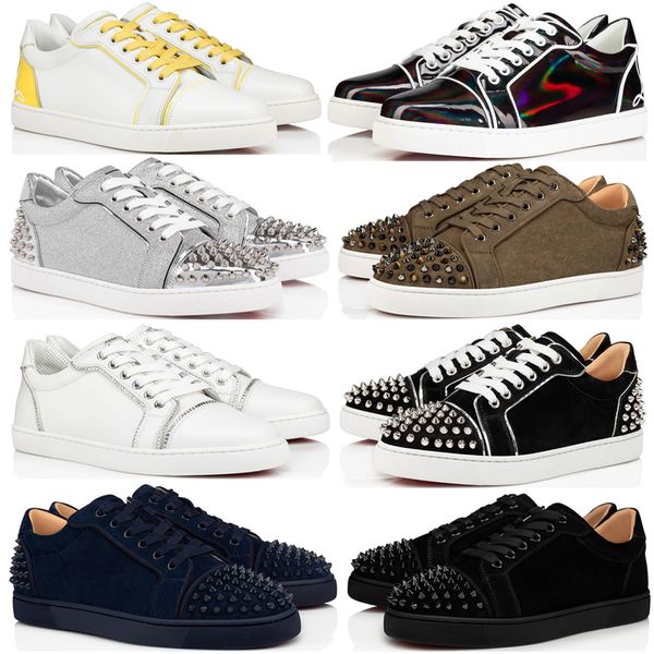 

fashion luxury women's casuals shoes fun vieira vieiras pikes 2 flat sneakers classic low elastic band calfskin designer couple party