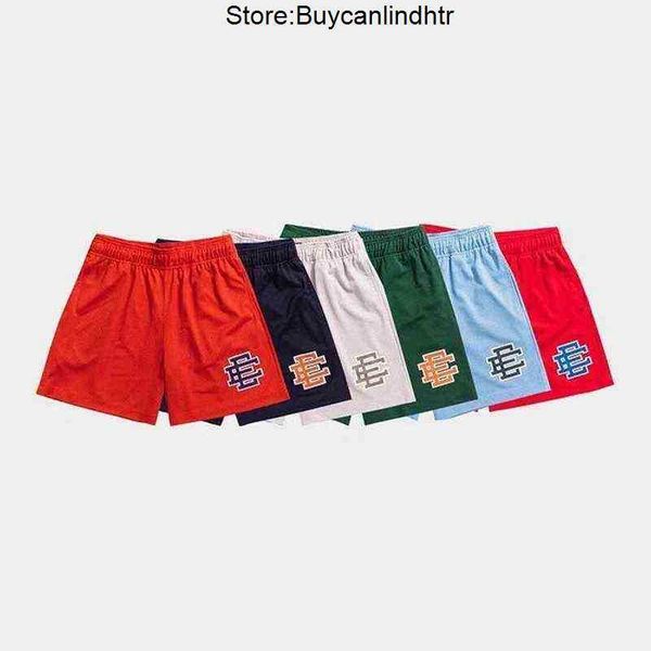 

men's shorts eric emanuel ee basic short new york city skyline 2021 men's casual shorts fitness sports pants summer workout breath, White;black