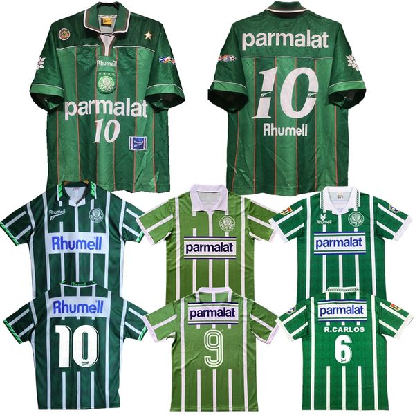 

1994 1996 1999 palmeiras retro soccer jerseys 92 93 94 95 96 edmundo zinho edilson rivaldo evair roberto carlos vintage classic football shi, Black;yellow