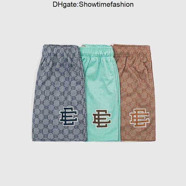

eric emanuel ee basic short summer men's casual mesh shorts fitness sports gym man 4r1t, White;black