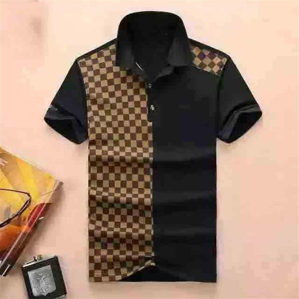 

2021 italy mens designer polo shirts man high street embroidery garter printing brands cottom clothing tees3139, White;black