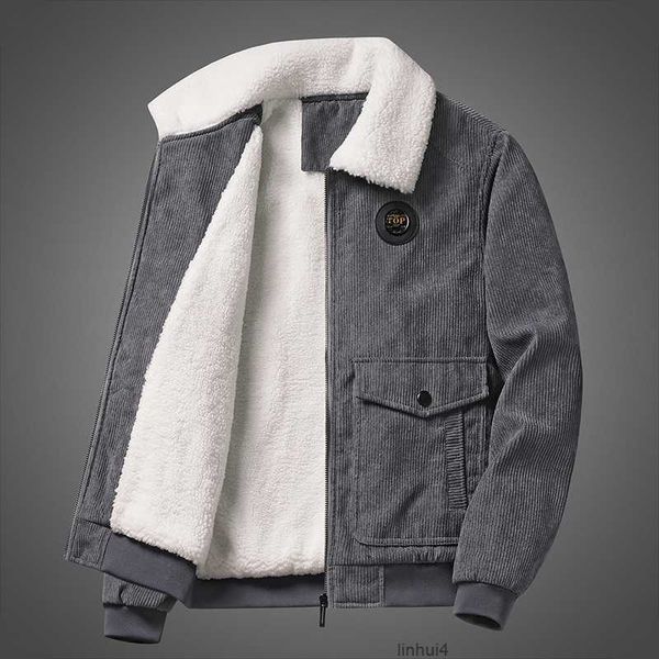 

men's jacket long-sleeved badge new baseball youth korean casual corduroy lapel wear mb27mb27, Black;brown