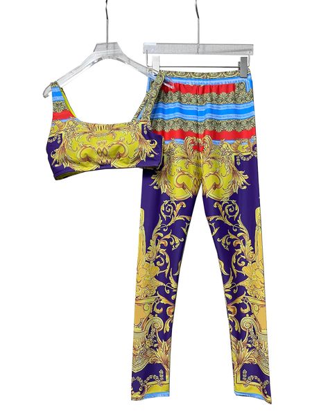

luxury womens yoga outfits designer sleeveless yoga set summer sportswear