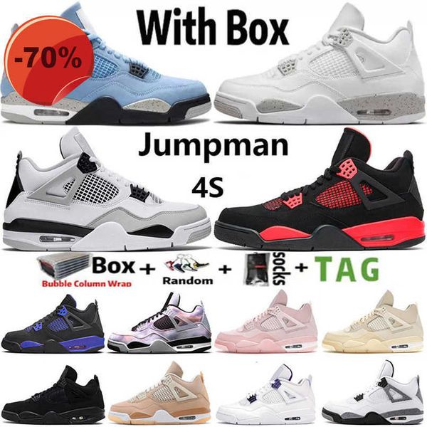 

slippers high 2023 j4 jorda jordam 4 basketball shoes iv mens womens jumpman jorden4s jorden 4 offs white 4s military black cats university