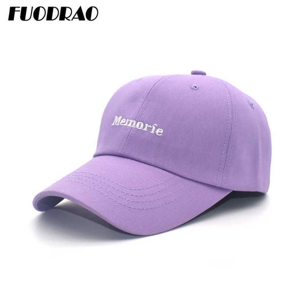 

ball caps fuodrao new baseball cap purple women hat adjustable cotton snapback hat outdoor sports caps casual sun hat b13j230227, Blue;gray
