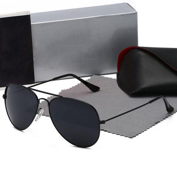 

fashion eyewear men's and women's classic brand retro sunglasses 2023 luxury designer glasses 3025 bracelet metal frame1owr, White;black