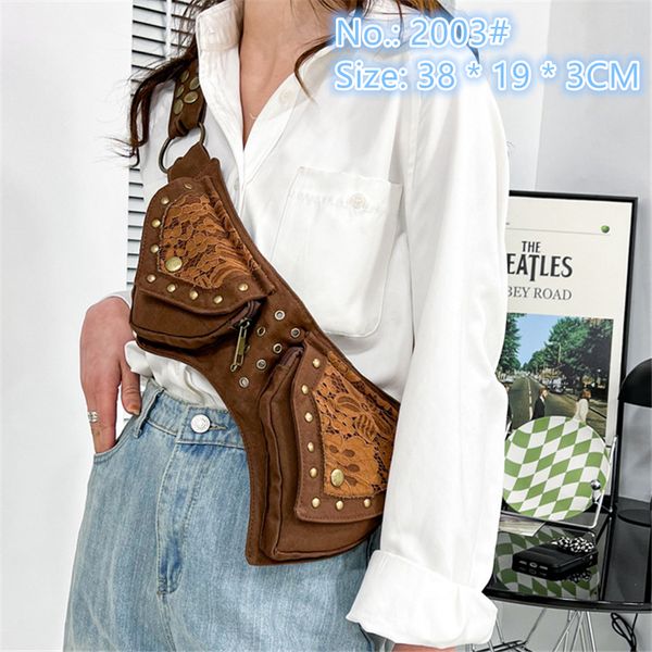 

factory wholesale ladies shoulder bags 3 colors cool personality rivet purse joker wear-resistant solid color canvas backpack multifunctiona