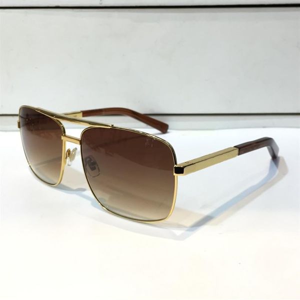 

classic attitude sunglasses for men metal square gold frame uv400 vintage popular style 0259 sunglasses protection eyewear 335i, White;black