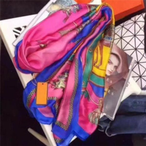 

scarves 2022 fashion bandana luxury letters print scarves woman brand cashmere and silk scarfs for women 12colors large size shawl hijab, Blue;gray