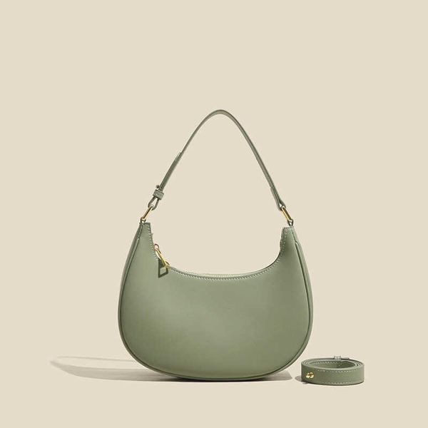 

wind cowhide dumpling bag summer new fashion women's bag leisure women's single shoulder armpit bag