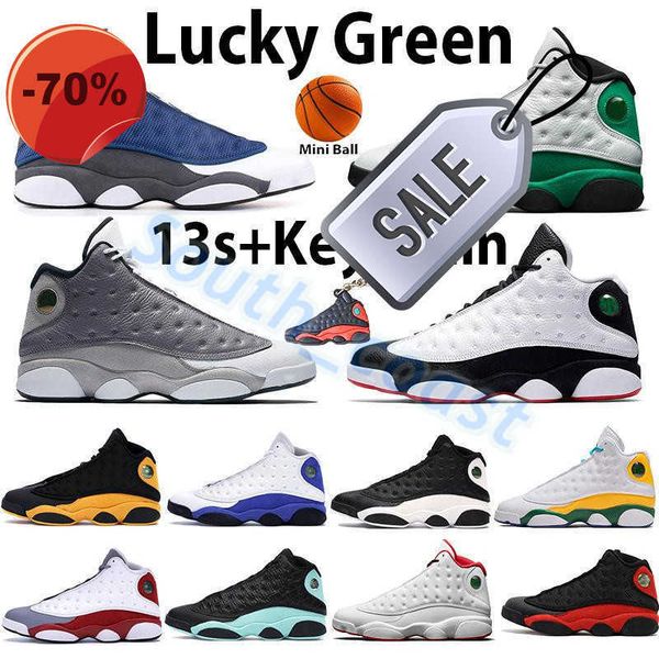 

boots italy blue 13 13s basketball shoes flint court purple starfish lucky green obsidian grey toe chicago playoffs he got game men women sp, Black