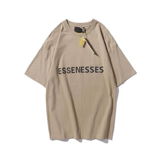 

ess fashion men women friends t shirt cotton tshirts skateboard hip hop oversized high street couples clothing size 14jrnb, White;black
