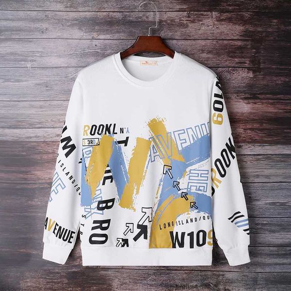 

men's sweater 2023 new round neck pullover bottom loose korean comfortable sports wear can be printed hoe7, Black