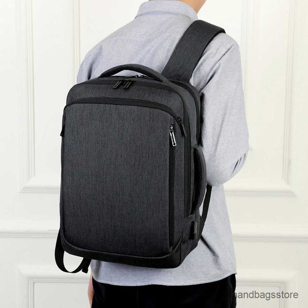 

litthing lapbackpack men male backpacks business notebook mochila waterproof back pack usb charging bags travel bagpack q1221