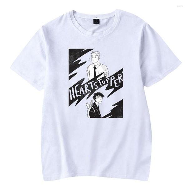 

men's t shirts heartser summer letter pattern printing t-shirts casual all-match 123 ochh, Slivery;golden