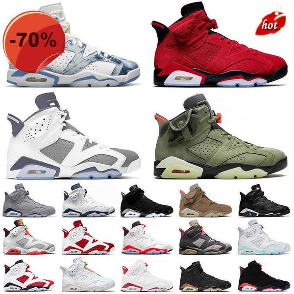 

slippers tn amg athletic shoes jumpman 6 6s mens womens basketball shoes tiffany blue red oreo toro unc cool grey washed denim metallic silv, Black