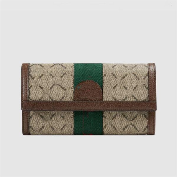 

wallets coin purse long standard cover with green red stripe inner zipper pocket credit card holder247j, Red;black