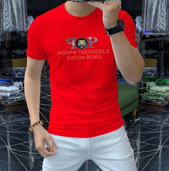 

ib100 comfortable designer t shirt summer white short sleeve tiger men tshirt tee mens clothes, White;black