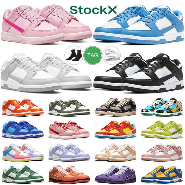

women dunks men shoes panda white black grey fog unc dunkes triple pink lows dunked mens trainer sneakers