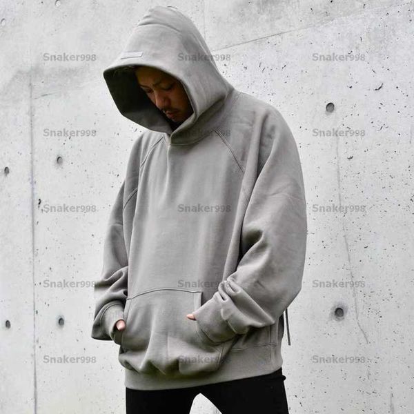 

2023 men womens hoodies street gothic style long sleeve fleece mens hoodie designer sweatshirt fashion couples solid pullover sweatshirts, Black