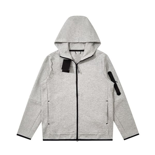 

2023 mens tech fleeces tracksuist sets sports jogger trousers tracksuits bottoms man joggers sportswear jackets with pants choice 34t6, Gray