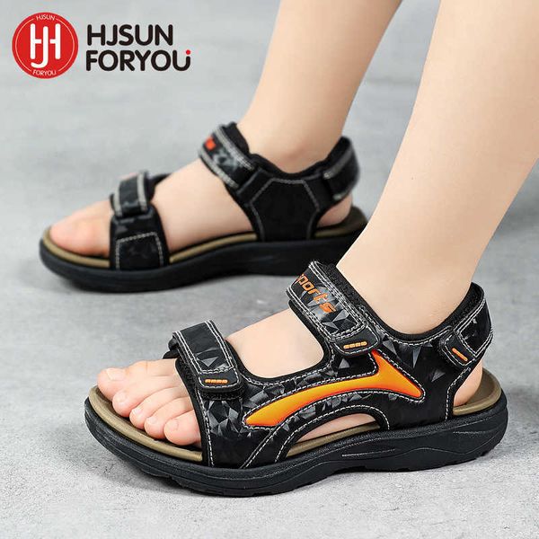 

sandals summer children sandals kids baby girls boys nonslip outdoor sneakers soft sole hook beach sandals casual girls sandals z0225, Black;red