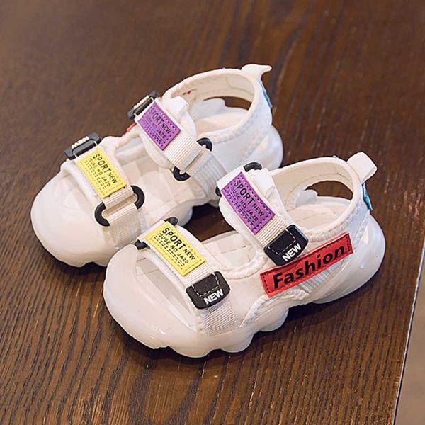 

sandals new summer children shoes beach boys sandals kids shoes open toe arch support sport babt sandals for girls shoes eu size 2130 z0225, Black;red