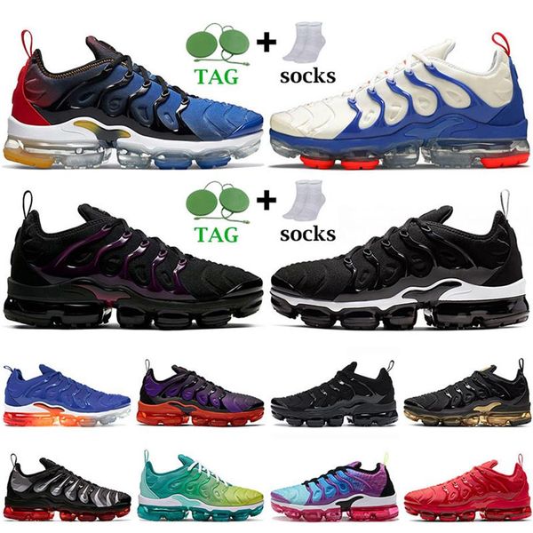 

2022 new plus tn mens sport running shoes triple black anthracite metallic gold navy game royal atlanta cargo khaki wo1845