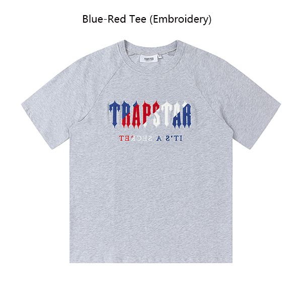 

2023 trapstar new prin men shir 11 syles trapsars ches embroidery basic mens shirs brand designer shir aaa qualiy shirs ee eu s--xl 7 65ie, White;black