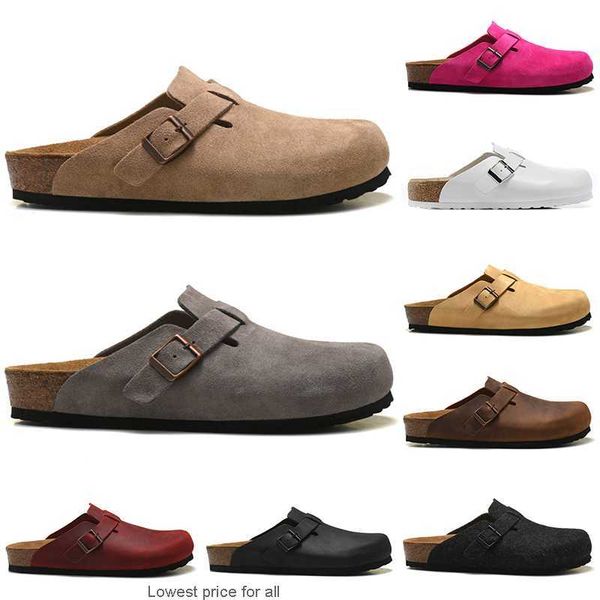 

boston clog designer sandal slides clogs luxury women men dad sandals womens famous progettista platform hombres mujeres mens slide slippers, Black