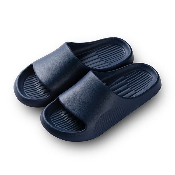

fashion solid color slippers summer women's flat bottom simple fgjvbnvb, Black