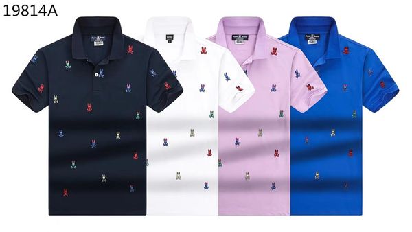 

men polo shirts luxury italy designer mens clothes short sleeve fashion casual men's summer t shirt many colors are available size m-3x, White;black