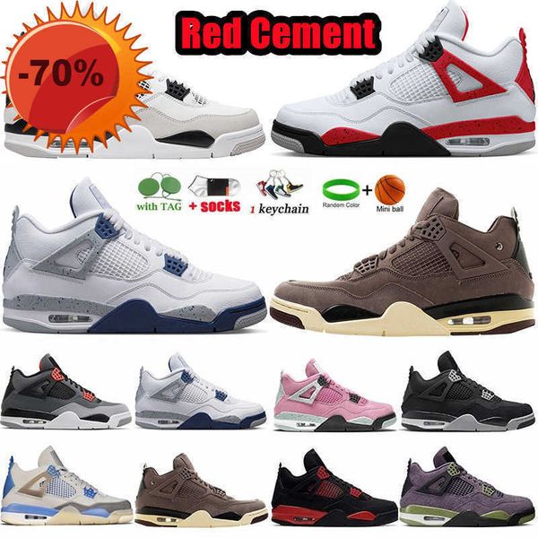 

boots outdoors 4 basketball shoes for men women jumpman 4s military black cat canvas white oreo university blue noir red cement sail