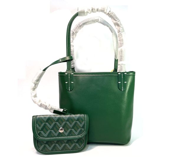 

women's bag totes shopping mini goy highest quality composite double sided real leather shoulde tote single-sided 20*11*20cm t1