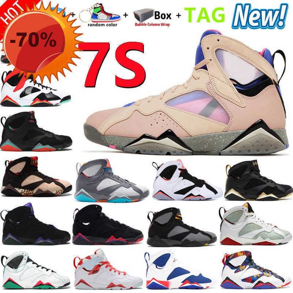 

boots new 7s men women basketball shoes university blue hare raptor vii  bordeaux sapphire flint paname citrus shimmer greater china, Black