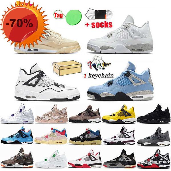 

boots outdoors jump 4s 4 running basketball shoes white oero black cat bred university blue lightning unionnoir fire red pure money