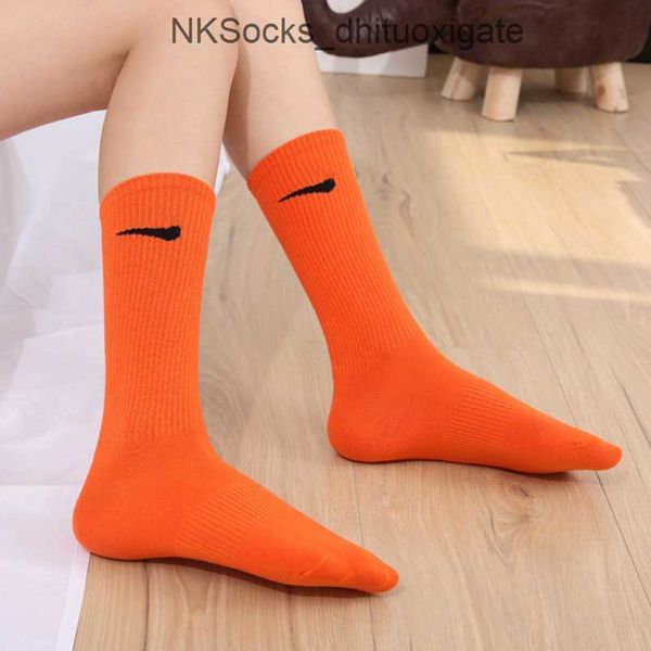 

men's luxury fashion socks women's hook brand stockings designers candy colorful medium long women men couple's stocking brea, Black